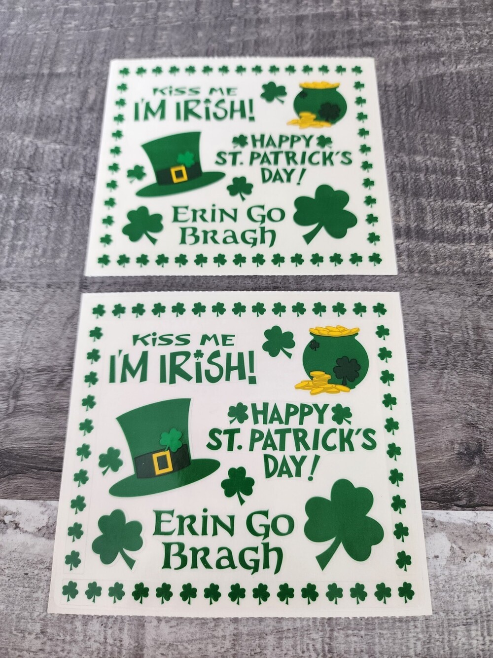 Scrapbooking Stickers Frances Meyer Irish St Patricks Day Lucky RARE NEW #30